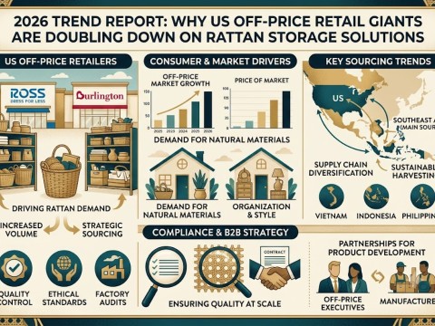 2026 Trend Report: Why US Off-Price Retail Giants Are Doubling Down on Rattan Storage Solutions